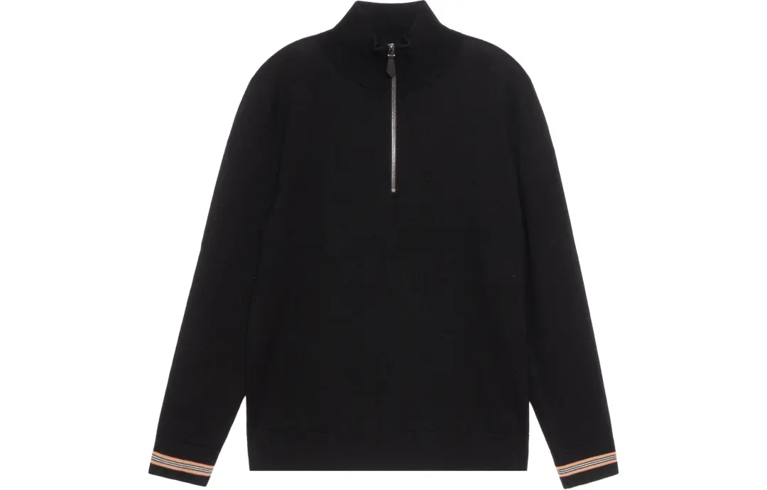 Burberry Sweaters Men's Black Turtleneck Moderate Other