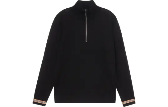Burberry Sweaters Men's Black Turtleneck Moderate Other