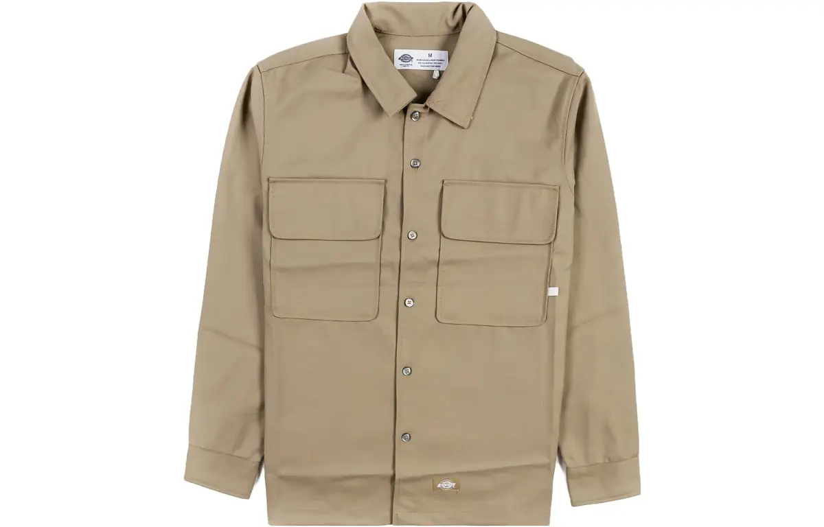 Dickies Shirts Men's Khaki Lapel Moderate Other