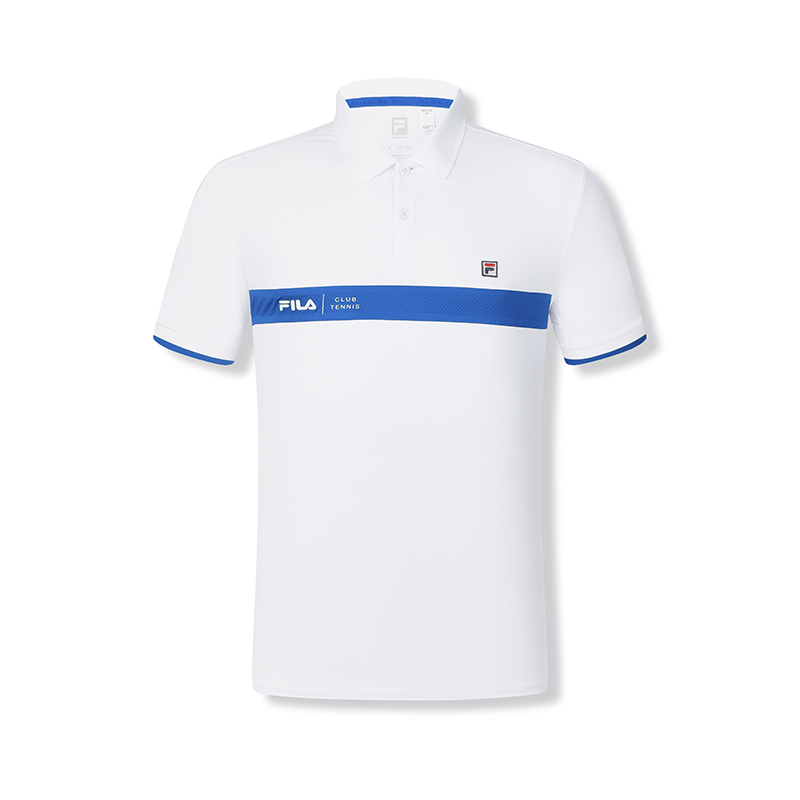 Мужская футболка-поло Fila TENNIS POLO (белая)