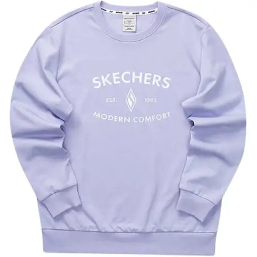 Skechers Elegant Diamond Collection Sweatshirt Unisex Sweet Lavender