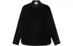 Gucci Stretch Gg velvet devoré shirt