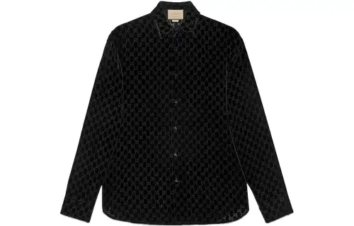 Gucci Stretch Gg velvet devoré shirt