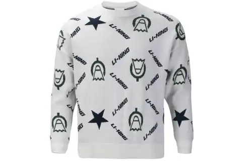 Li Ning Sweater Men's Frost White
