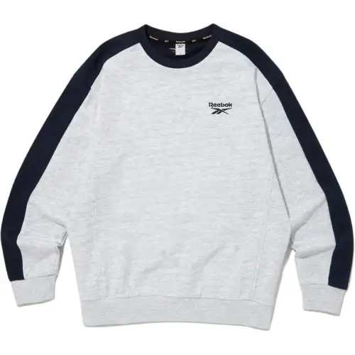 Reebok Sweatshirts Unisex Gray Crew Neck Moderate