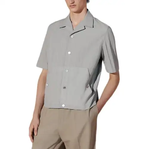 HERMES SS24 Shirt Men's Bright Gray
