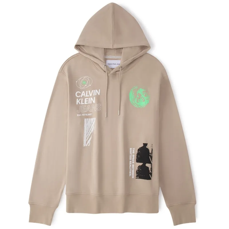 CALVIN KLEIN Sweatshirt Men's Milk Coffee