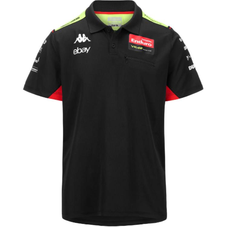 Мужская футболка Kappa x VR46 (черная)