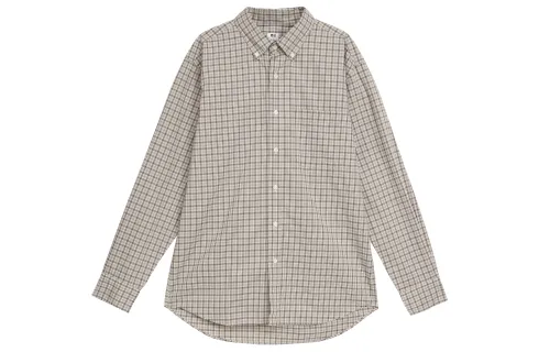 UNIQLO Shirts Unisex Beige Lapel Thin Other