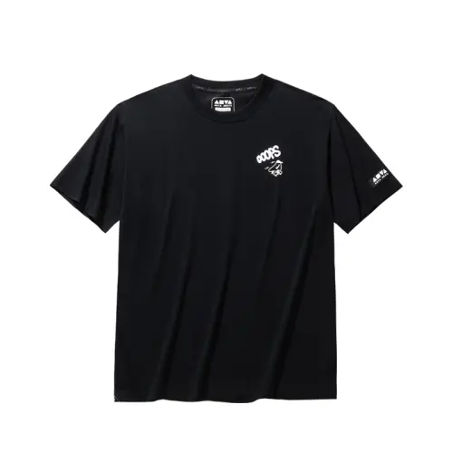 Anta Life Collection T Shirt Unisex Basic Black