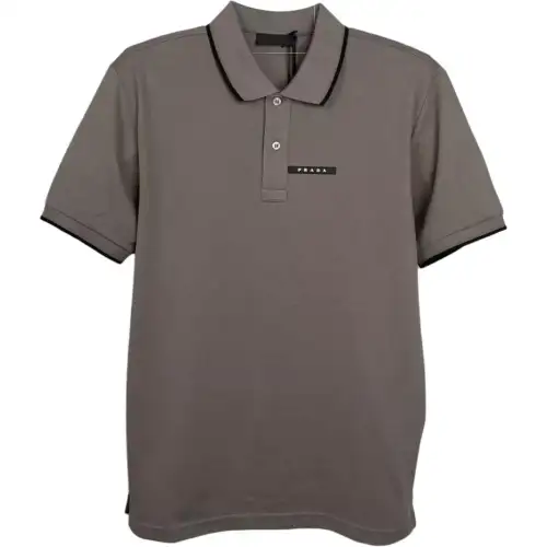 PRADA Polo Shirts Men's Umber Moderate