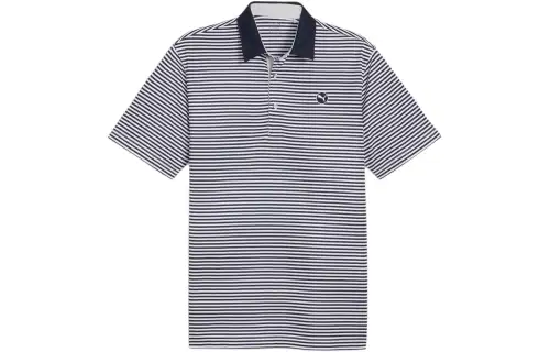 PUMA Active Sport Poly AOP Polo Shirt Men's Dark Marine Blue
