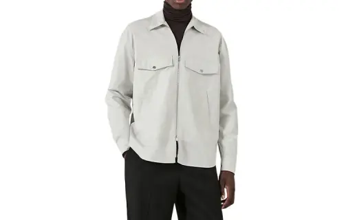 HERMES Shirts Men's White Moderate