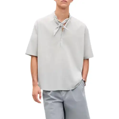 HERMES Shirts Men's Mist Moderate