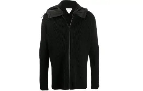 Bottega Veneta Sweaters Men's Black Hooded Other