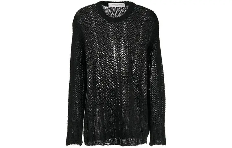 Golden Goose Sweaters Men's Black Crew Neck Moderate