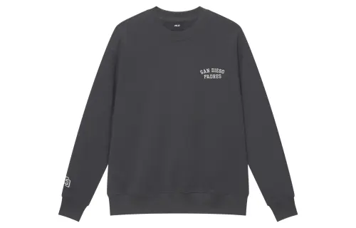 MLB Base sports retro autumn sweatshirt with a round collar for leisure for men and women, with your logo imprint, American style