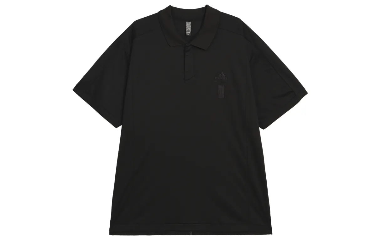 Adidas Polo Shirts Men's Black Moderate