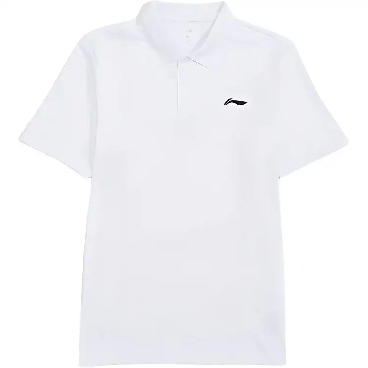Li Ning Polo Shirt Men's Standard White