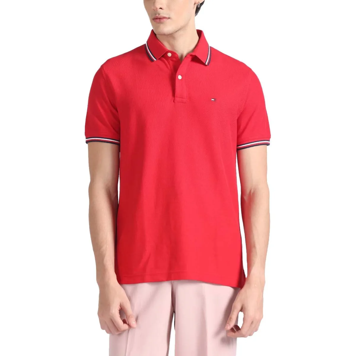 Tommy Hilfiger Polo Shirt Men's Red