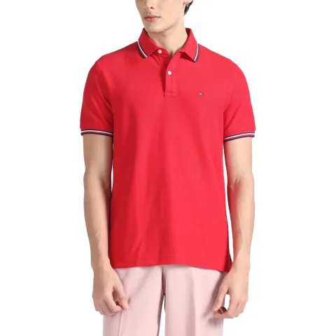 Tommy Hilfiger Polo Shirt Men's Red