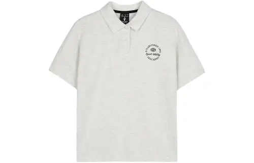 Skechers Polo Shirt Unisex Light Heather Gray