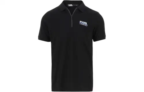 KARL LAGERFELD / Karl Lagerfeld Jeans Polo Shirt Men's Black