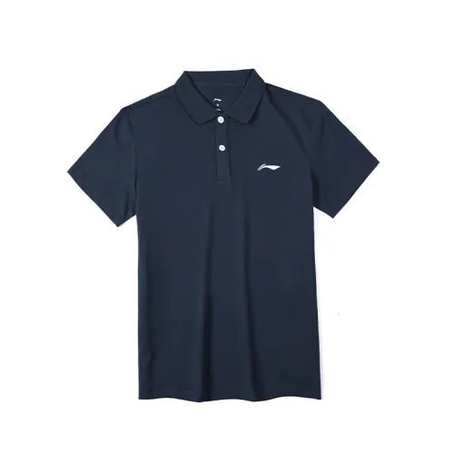 Li Ning Sports Life Collection Polo Shirt Men's Guangdong Blue