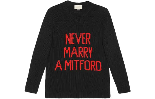 GUCCI Sweaters Men's Black Crew Neck Moderate