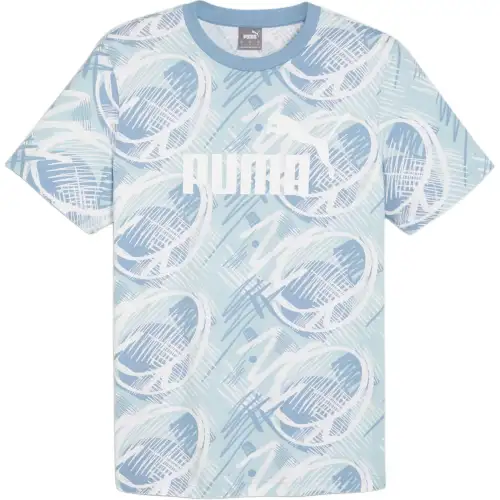 PUMA Protec.t Shirts Men's Zen Blue Crew Neck Moderate