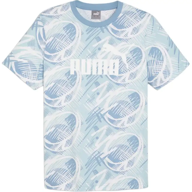 PUMA Protec.t Shirts Men's Zen Blue Crew Neck Moderate