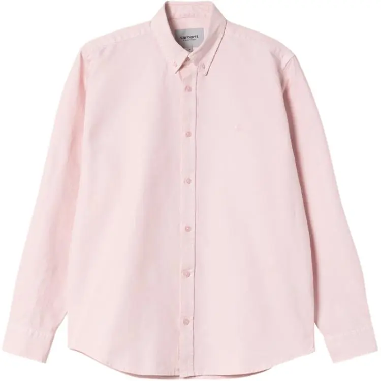 Carhartt WIP Shirts Men's Pink Lapel Moderate