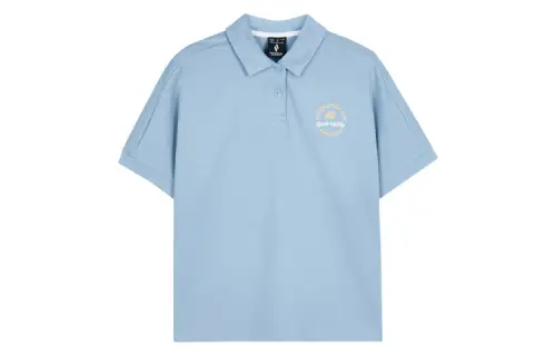 Skechers Polo Shirt Unisex Rain Aqua Blue
