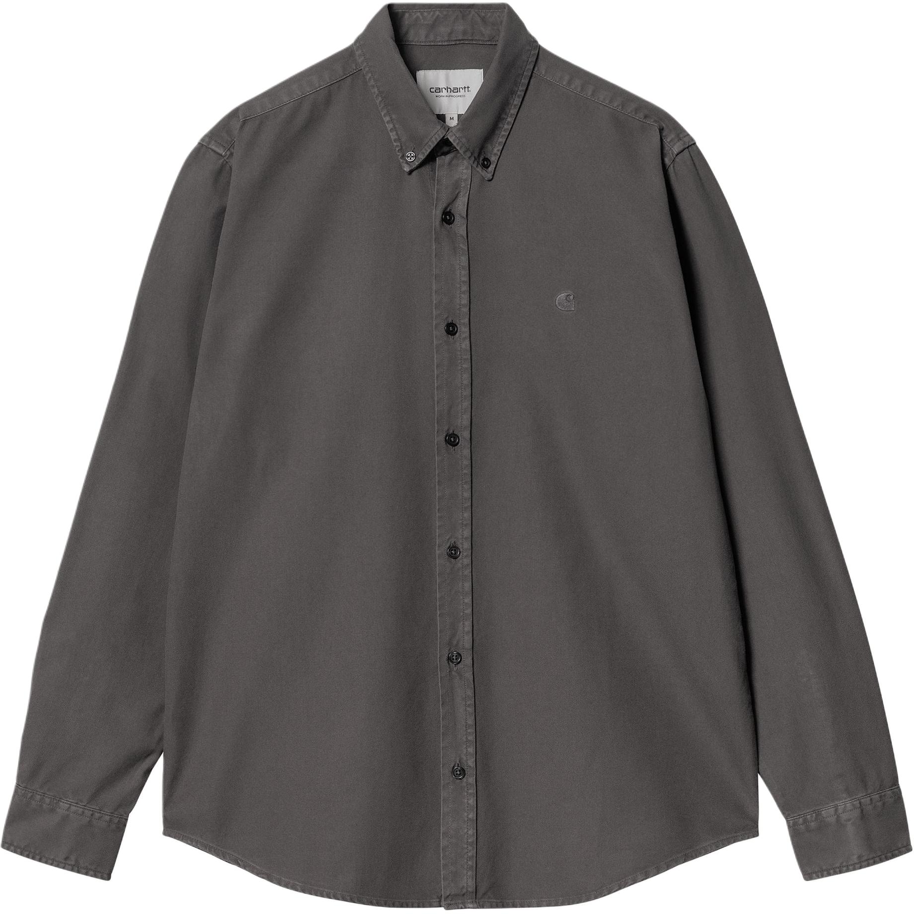 Мужская рубашка Carhartt WIP Bolton Shirt (серые)