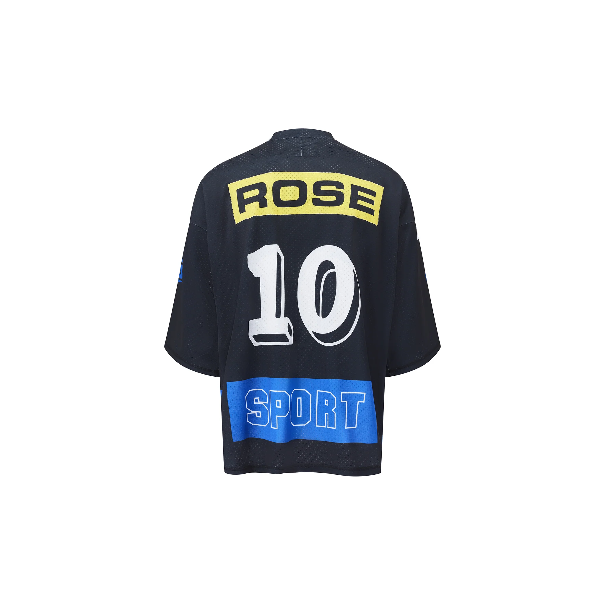 Мужская футболка Martine Rose Football Jersey (черная) — Черный — фото 2