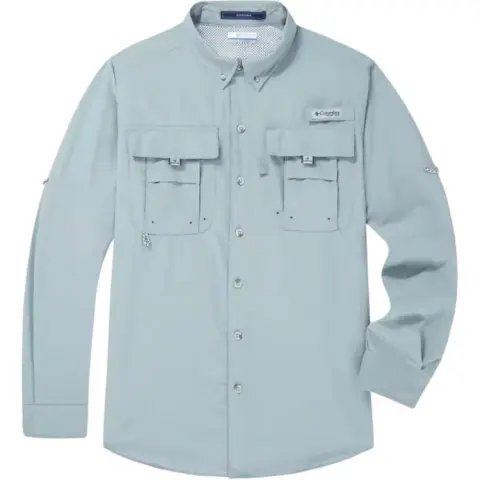 Columbia PFG Shirt Unisex Light Blue
