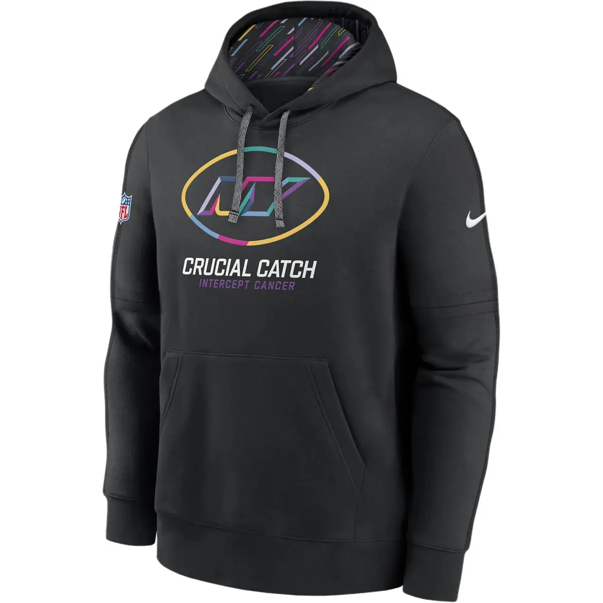 Nike New York Jets Crucial Catch Club Men's Nike Nfl Pullover Hoodie