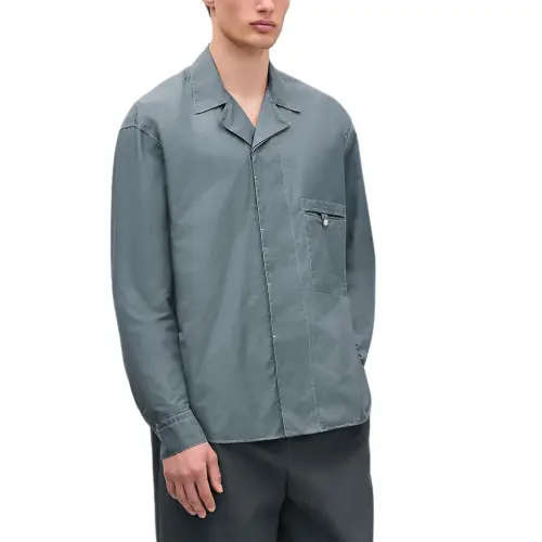 HERMES SS25 Shirt Men's Peacock Green