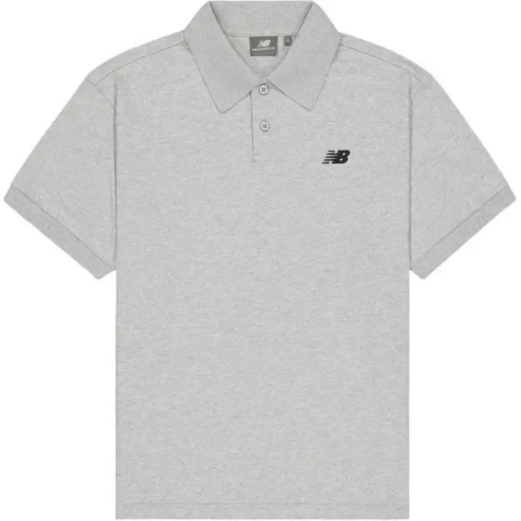 New Balance Polo Shirt Men's Gray
