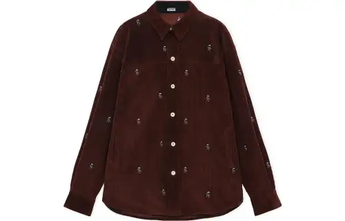 LOEWE SS24 Shirt Men's Cocoa Brown