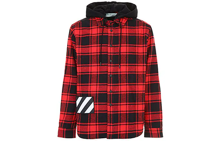 OFF WHITE Shirts Men's Red Moderate