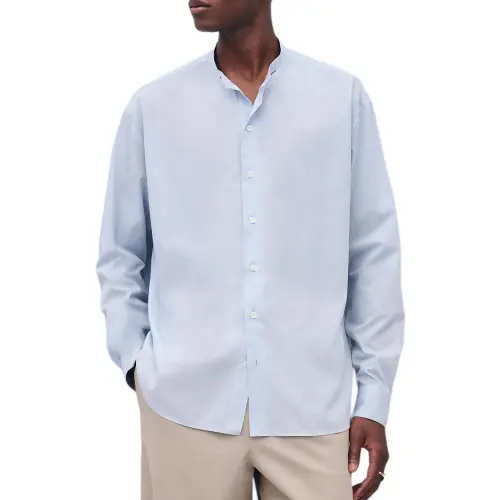 HERMES Shirts Men's Blue Moderate