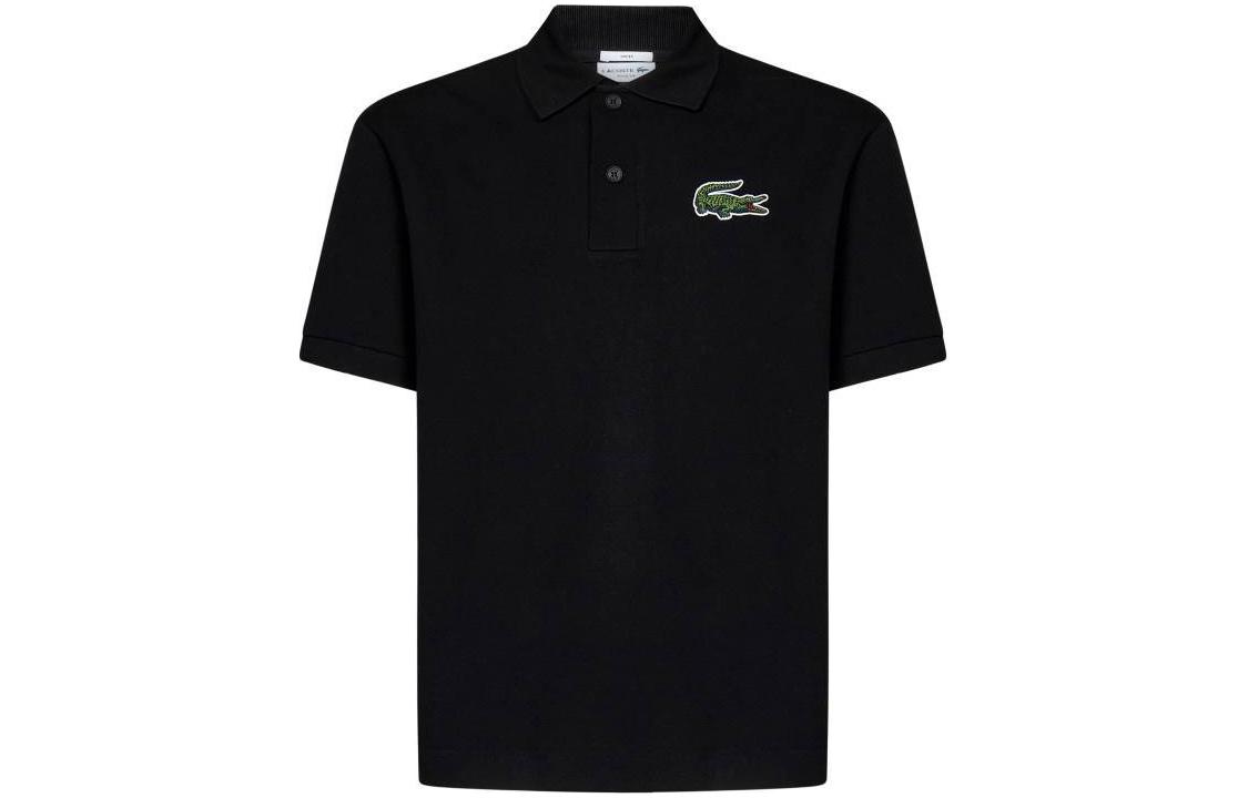 LACOSTE Logo-Embroidered Short-Sleeved Polo Shirt
