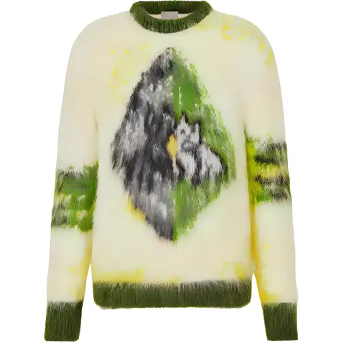Dior 10s crew-neck sweater