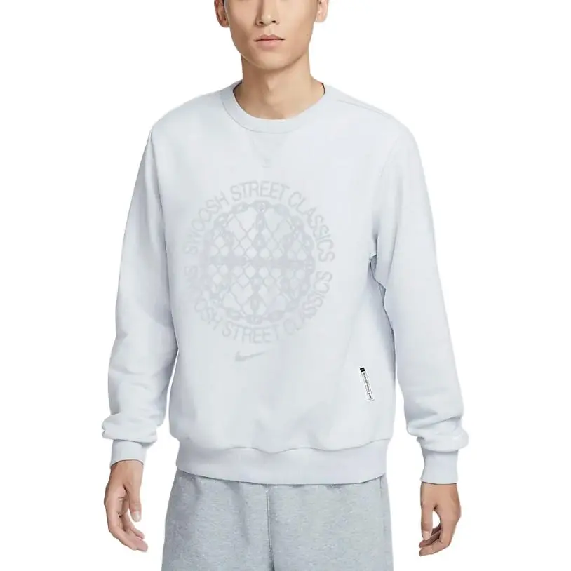 Nike Standard Issue Men's Dri FIT Basketball Crew Neck Sweatshirt