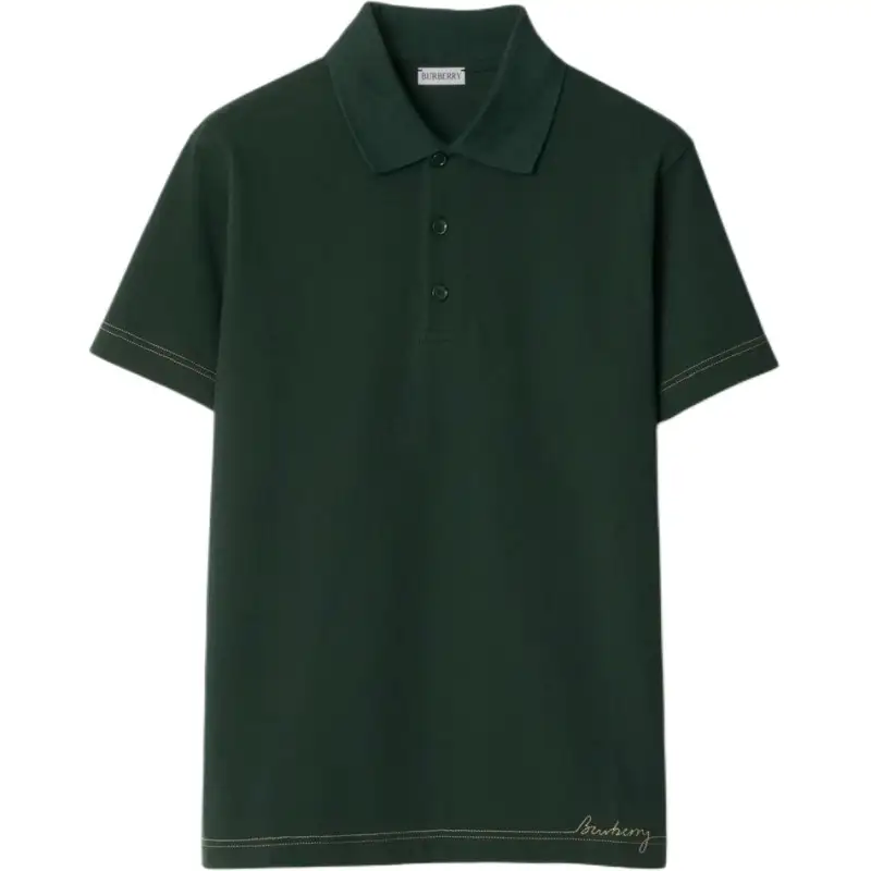 Burberry Logo-embroidered Polo Shirt