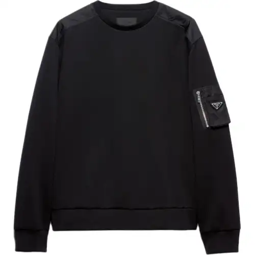 Prada panelled sweatshirt