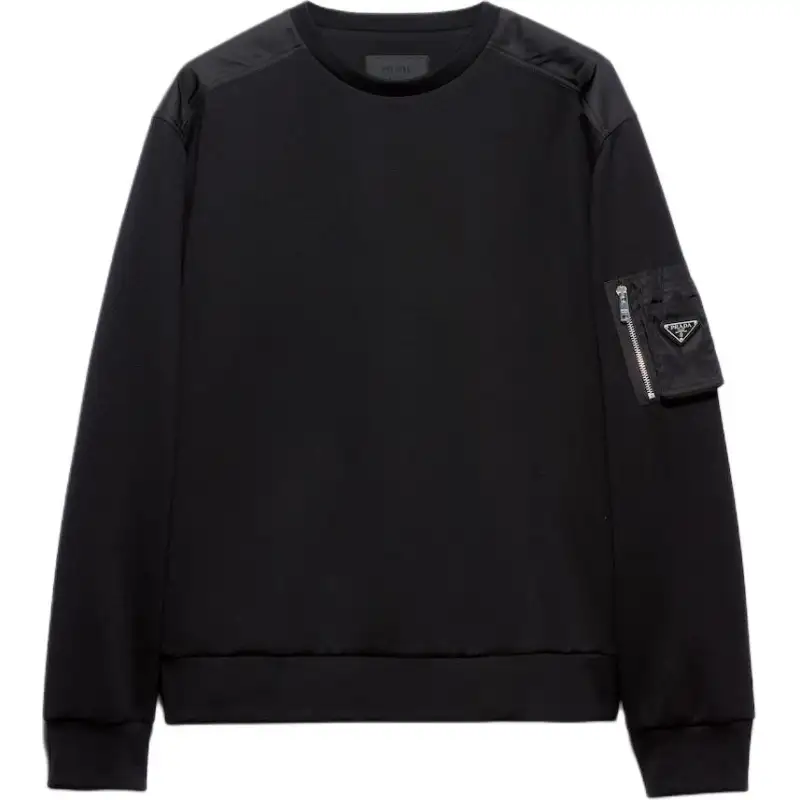 Prada panelled sweatshirt