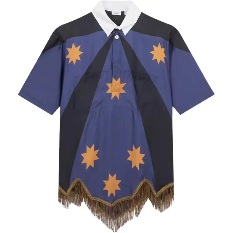 Burberry Shirts Men's Blue Moderate