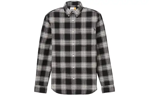 Timberland Shirts Men's Black Pointed Collar Moderate Other
